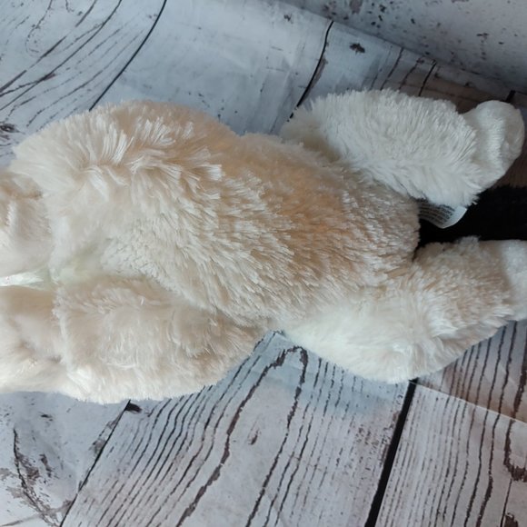 12 Inch Flopsie Oreo Black & White Cat Plush Stuffed Animal by Aurora - Picture 5 of 6